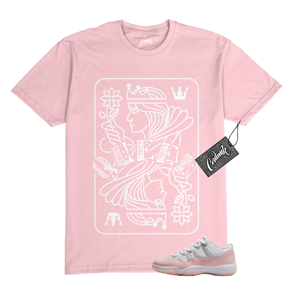 11 Low Legend Pink White Soft Medium Dunk T Shirt to Match QUEEN Jordan