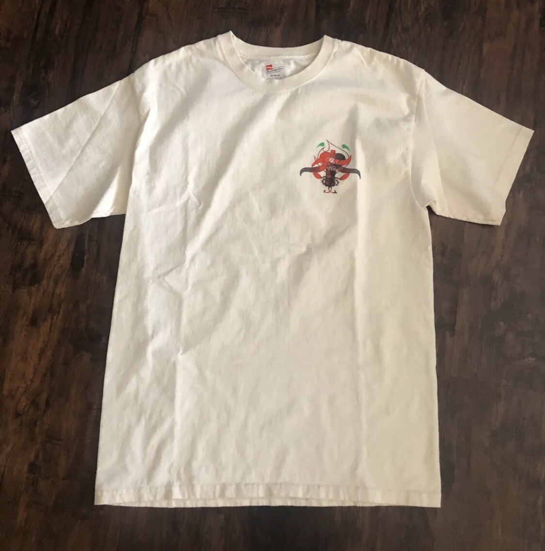 Coca-Cola Mens Ivory T-Shirt Sz Medium