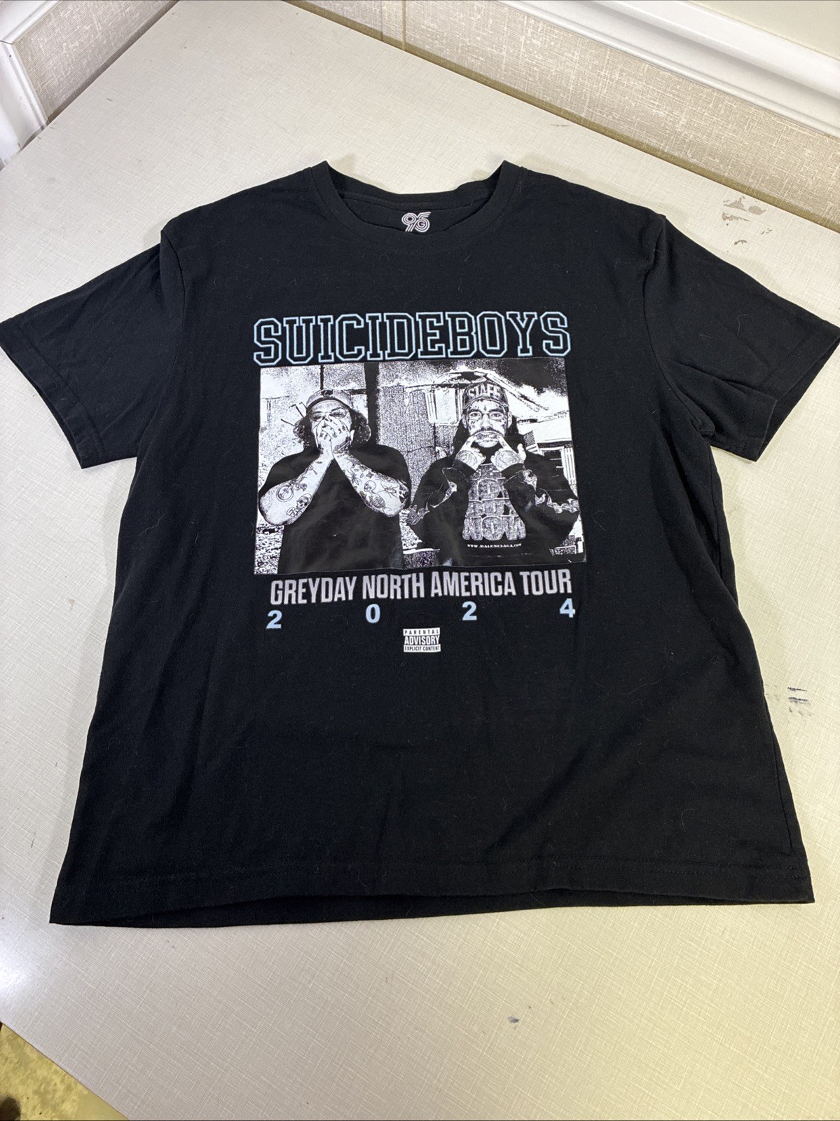 Suicide Boys G59 2024 Greyday North America Tour Concert Tee T Shirt Black Large gallery
