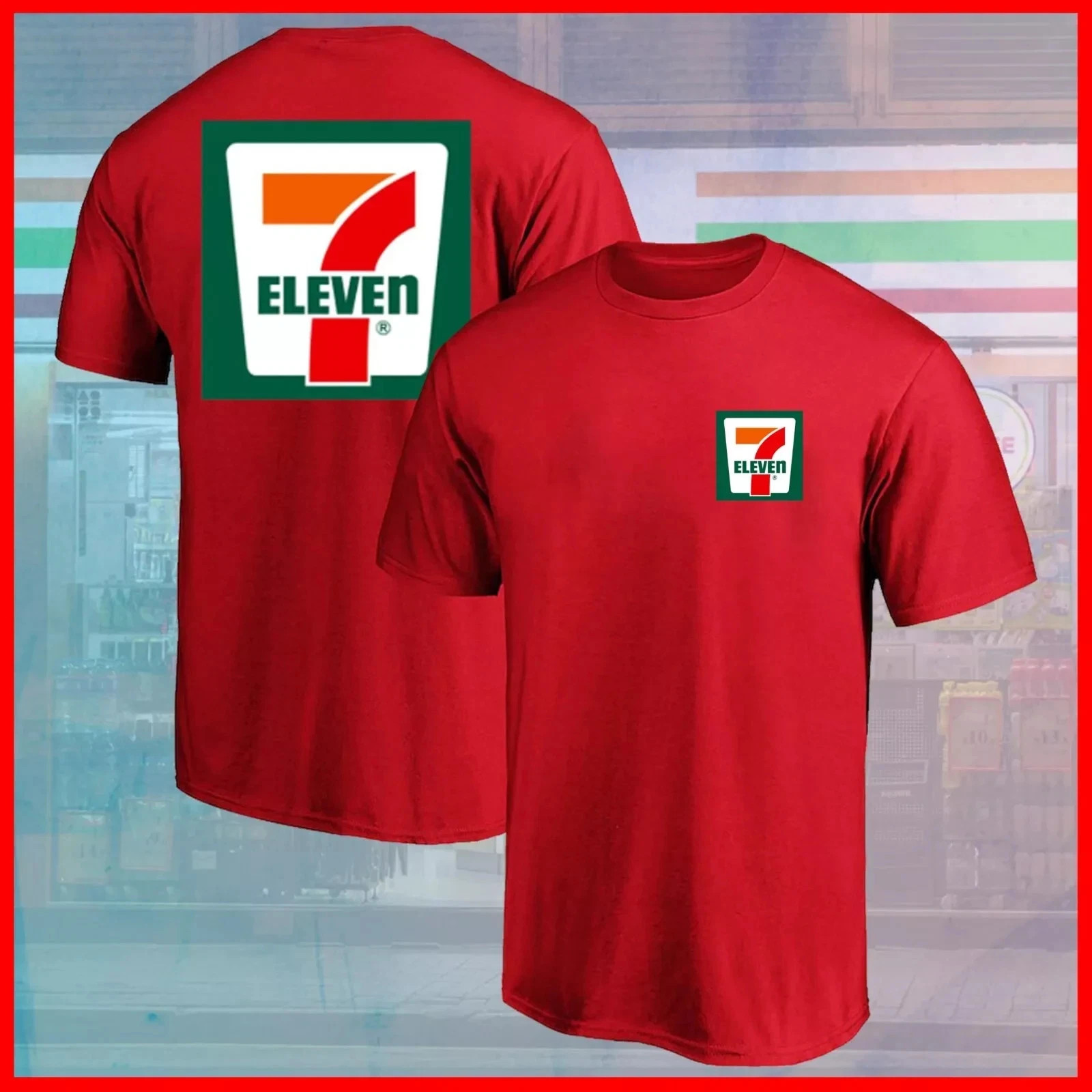 HOT!! 7 Eleven Shirt Seven Eleven Both Sides Unisex T Shirt S-4XL gallery