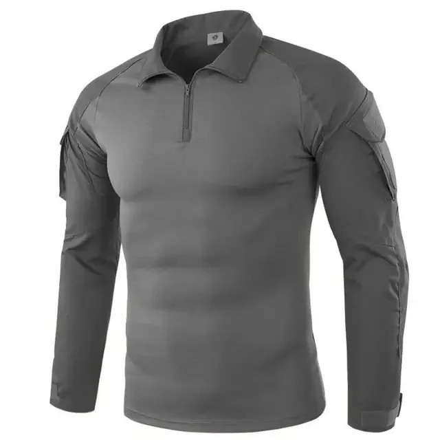Tactical Combat Shirt Men Army Military Camo Long Sleeve Airsoft Hunting gallery