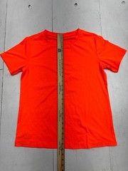 Shein Solid Orange Basic Short Sleeve Crew Neck T shirt Mens Size Large
