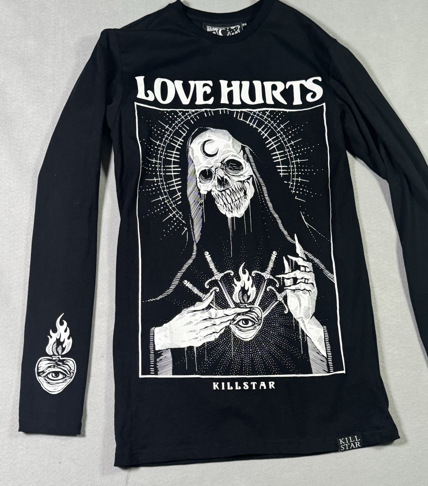 Killstar Love Hurts Long Sleeve T-shirt In Black gallery