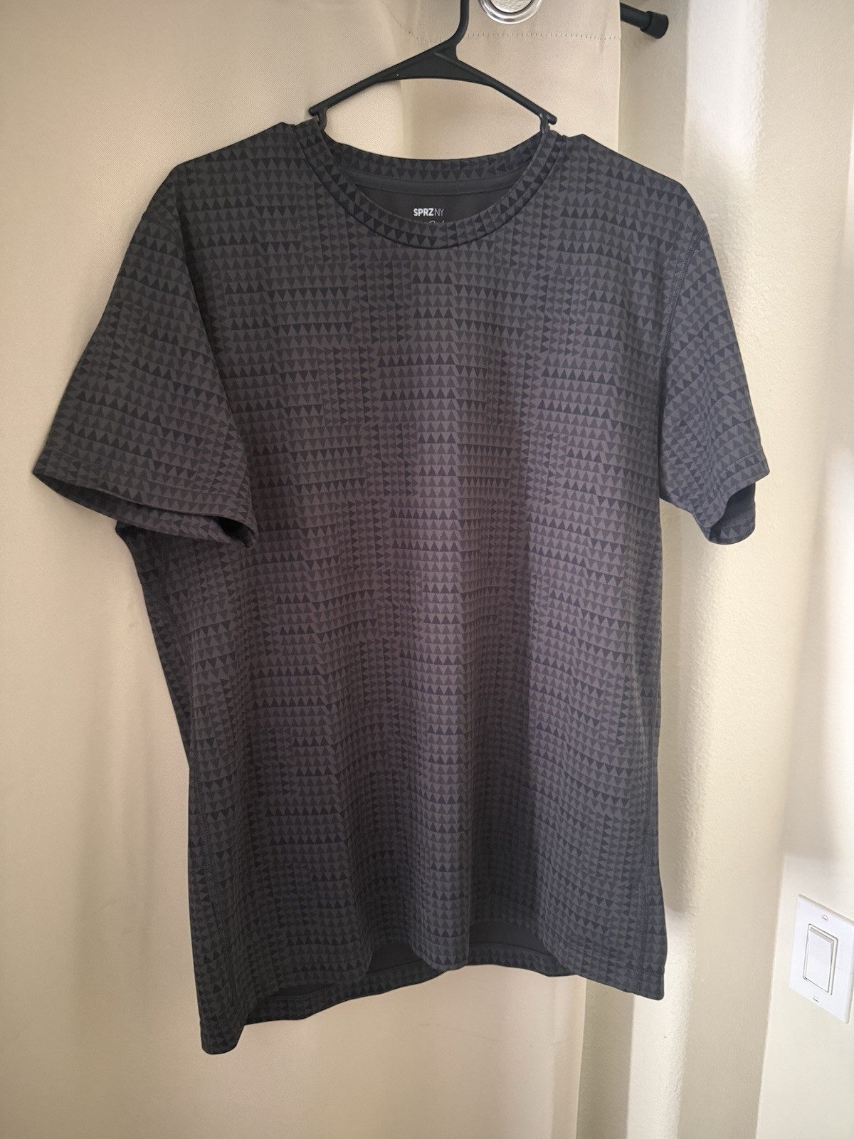 Francois Morellet × Uniqlo SPRZ NY T-Shirt Triangles Graphic Mens L Art Dry-Ex gallery