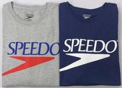Men’s Speedo Long Sleeve Screen Print Logo Soft Touch Team Apparel T-Shirt
