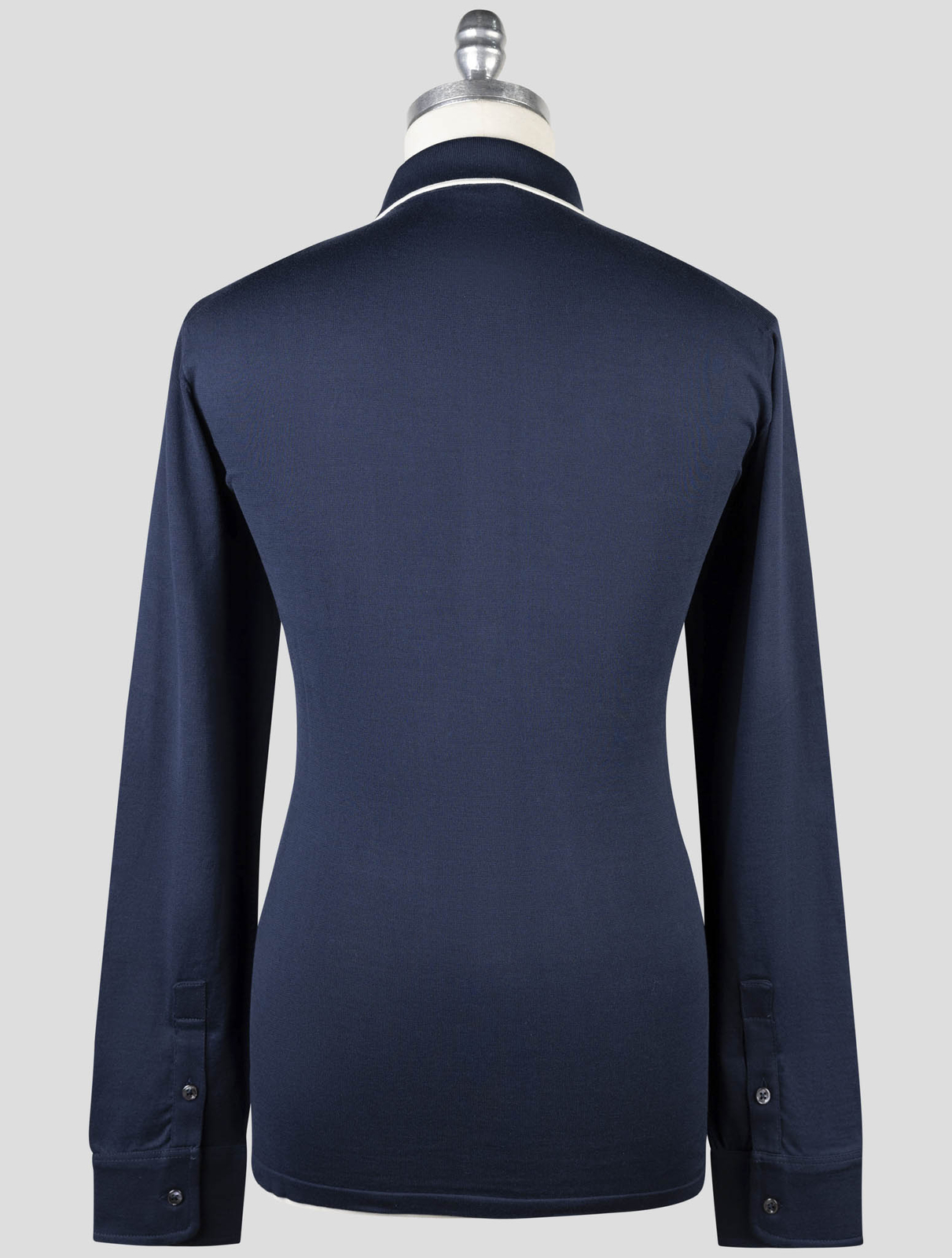 NEW CESARE ATTOLINI BLUE COTTON SHIRT US 46 - EU 56 CA64 gallery