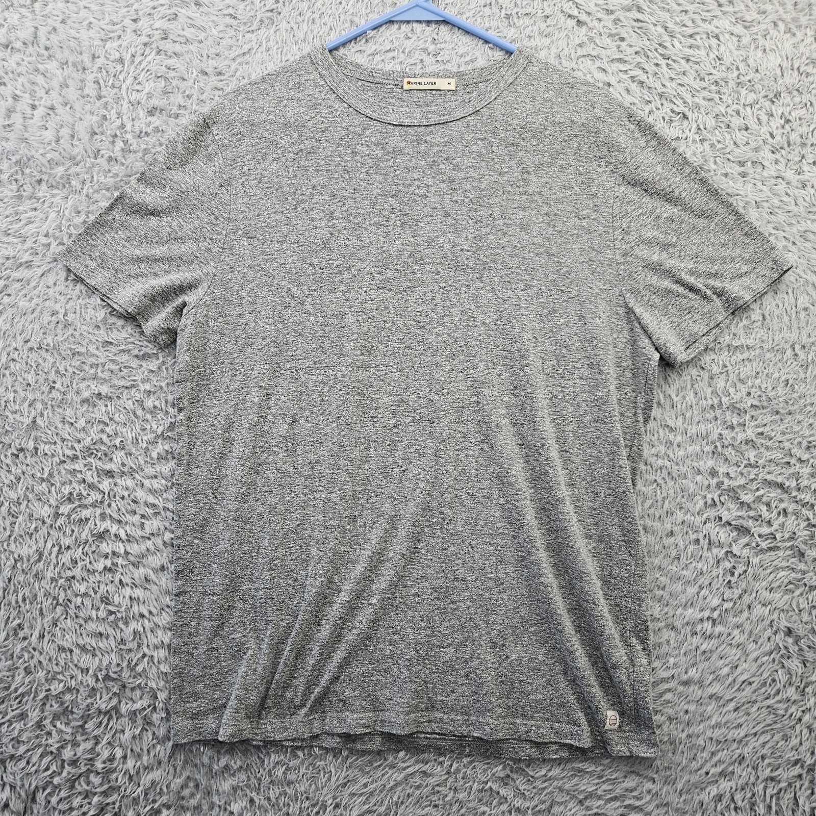 MARINE LAYER USA T Shirt Men Medium (fits like Large) Gray Made in USA Modal gallery