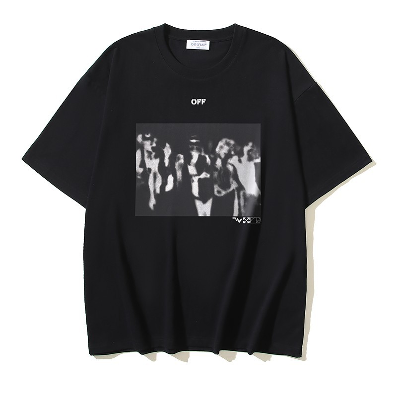Off White T-Shirt Black / White S-M-L-XL gallery