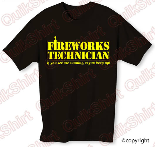 Fireworks Tech T-Shirt Fourth Of July Fireworks 4th Holiday New Years Original gallery