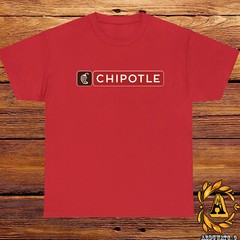 New Chipotle Restaurant Logo Black/Sport Grey/White/Navy/Red T-Shirt S-5XL