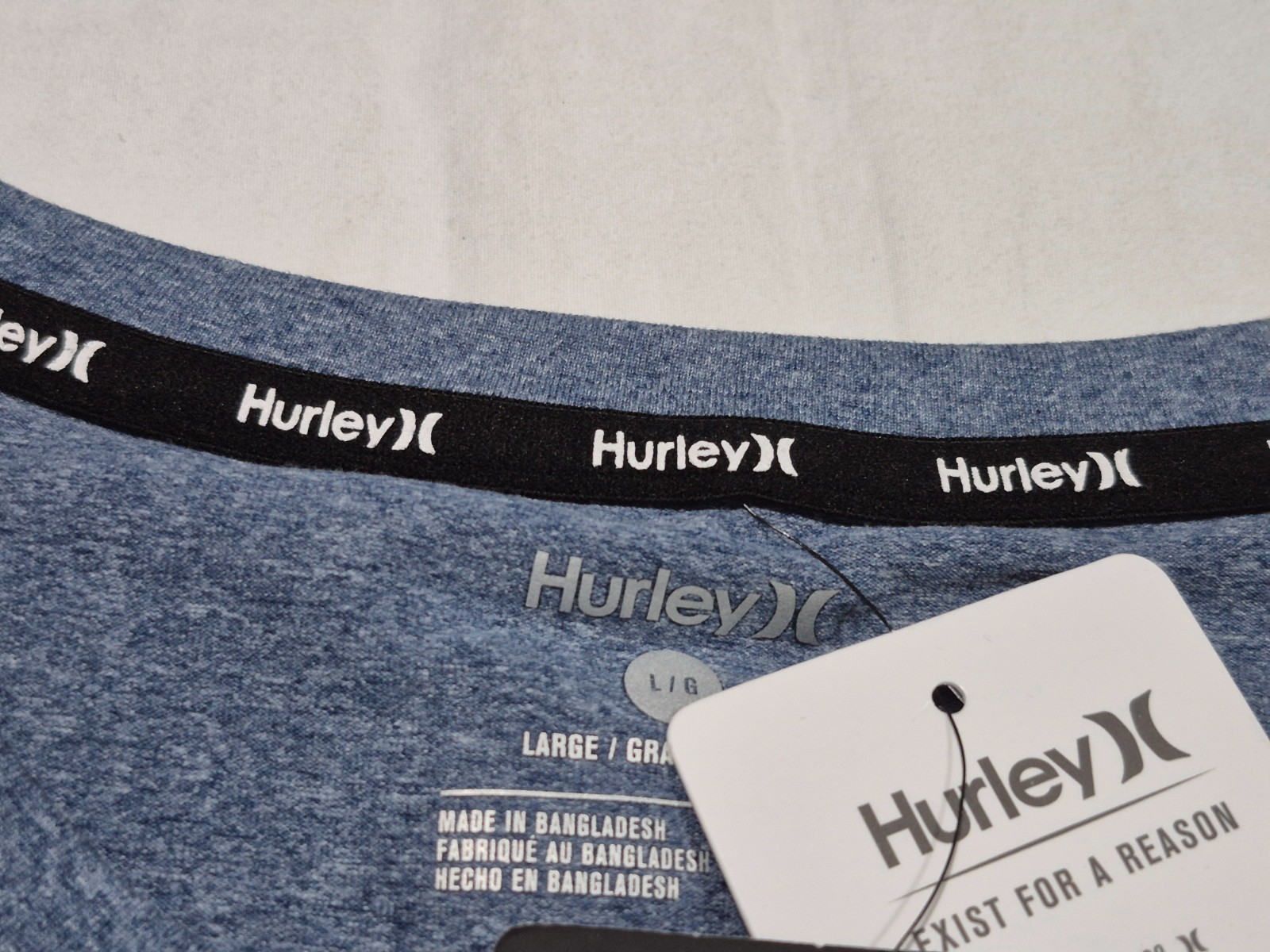 Hurley Men's Exist Breathe Performance Tank top Poly Gladiator Submarine Blue gallery
