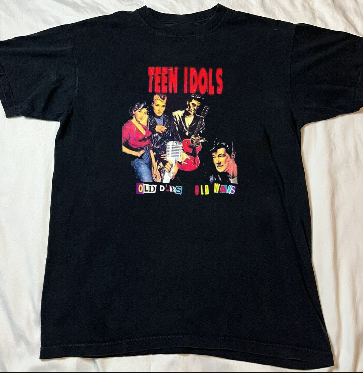 Teen Idols Black Cotton All size S-5XL Gift For Fans T-shirt IA172