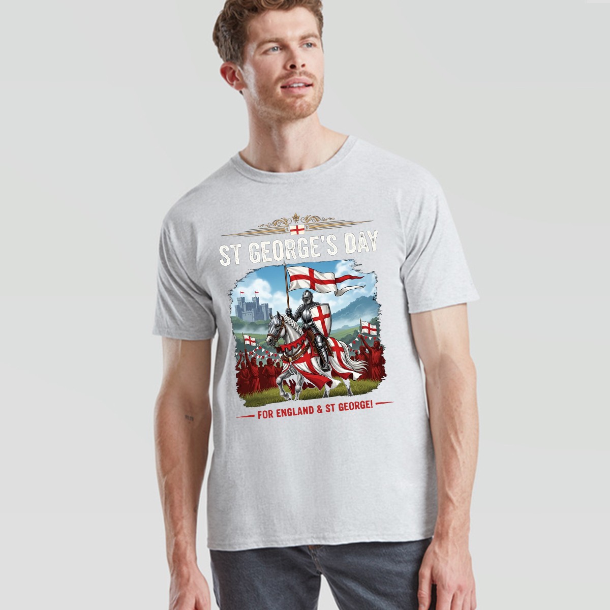 St Georges Day Outfit Idea Unisex Knight Horse Saint George Tshirt gallery