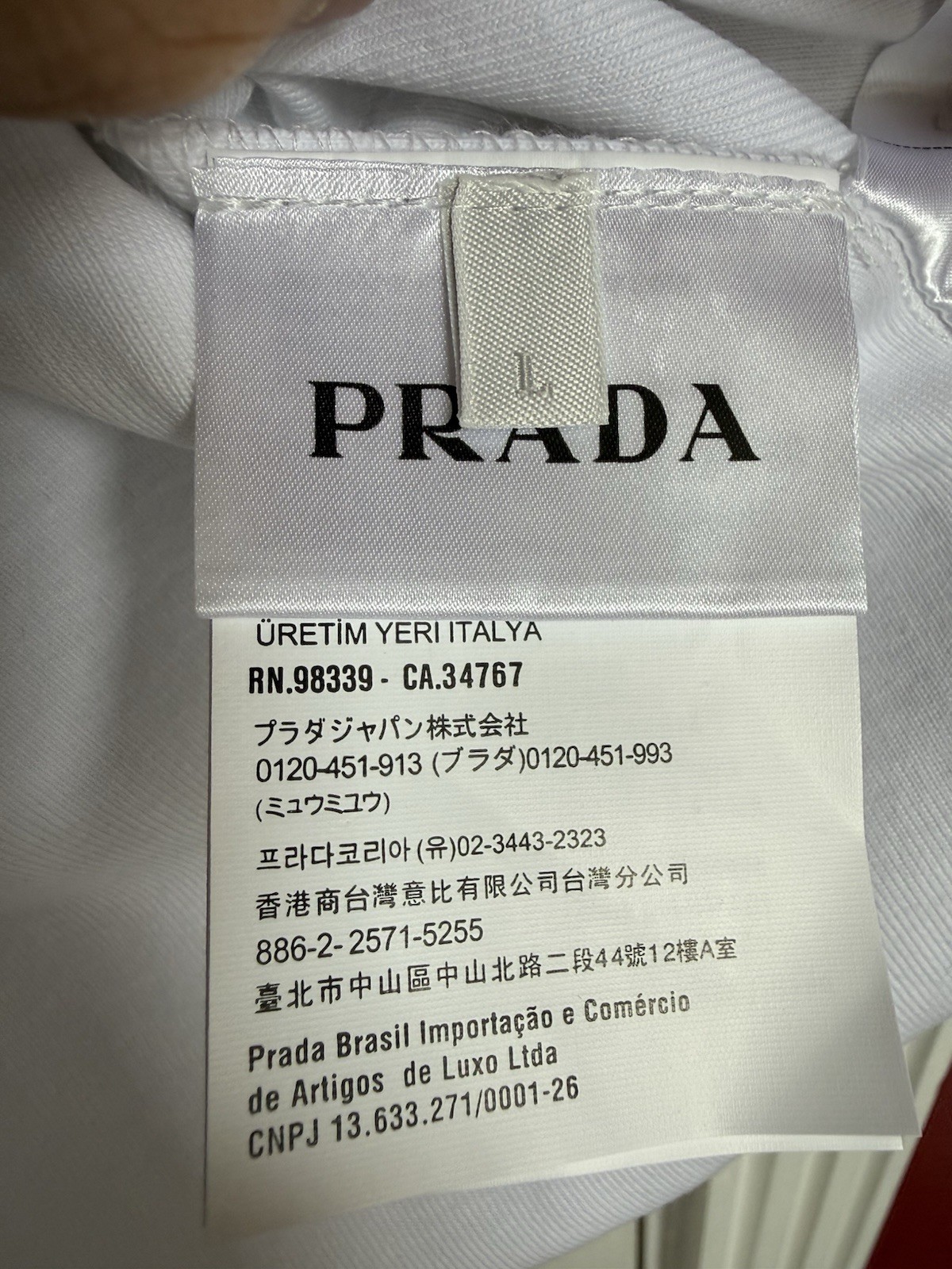 🔥Prada Cotton Logo Summer Tank Top For Men Size L See Pics For Measurements 👀 gallery