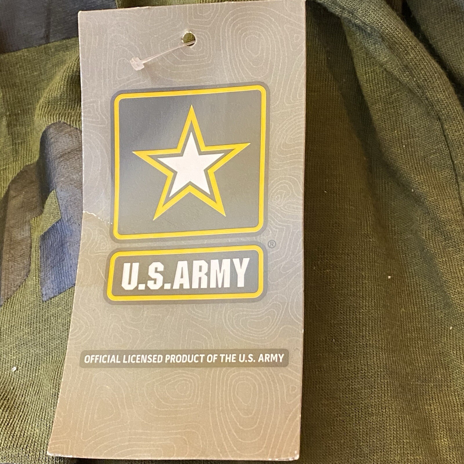 NWT Official US Army Licensed Logo Long Sleeve T-Shirt Green Men’s Size L gallery