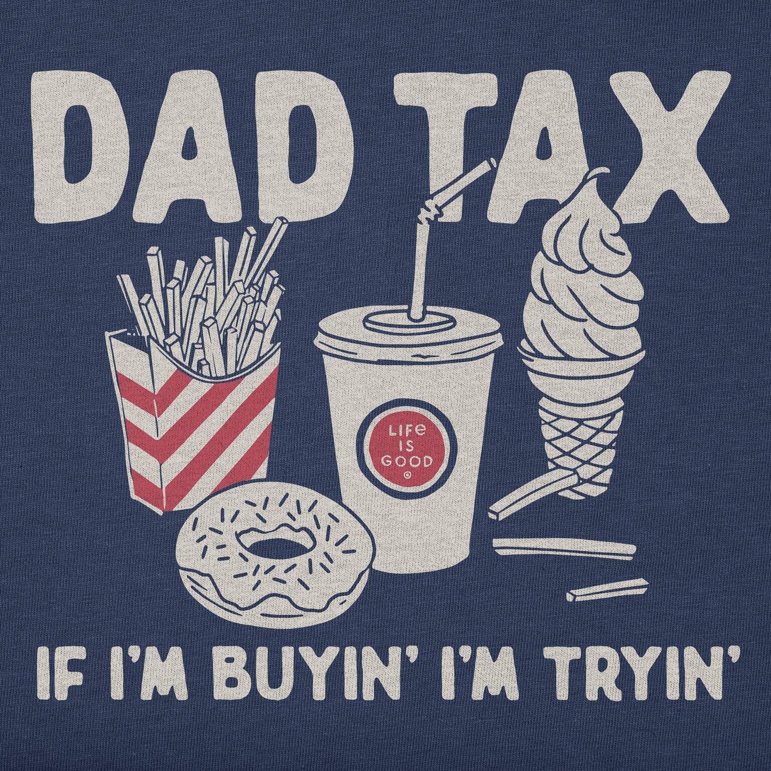 Life is Good 160900 - Men's Dad Tax Short Sleeve Tee - Darkest Blue gallery
