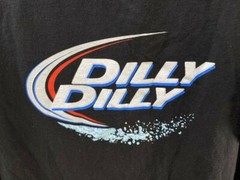 Dilly Dilly Shirt Adult Extra Large Black Short Sleeve Pullover Tee Mens.