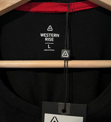Western Rise StrongCore Merino Tee Black Size L NWT Merino Wool Rare