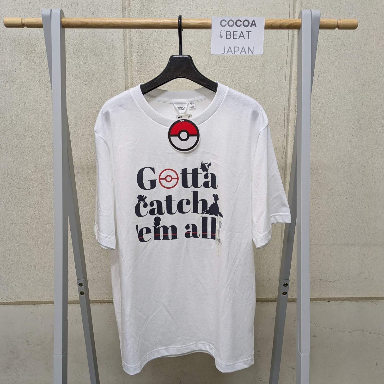 Pokemon GU T-Shirt Anime Gaming Gotta catch ’em all Japan Exclusive New In Stock