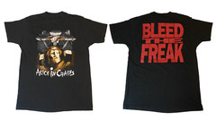 ALICE IN CHAINS Band BLEED THE FREAK Double Side Black T-Shirt kk20