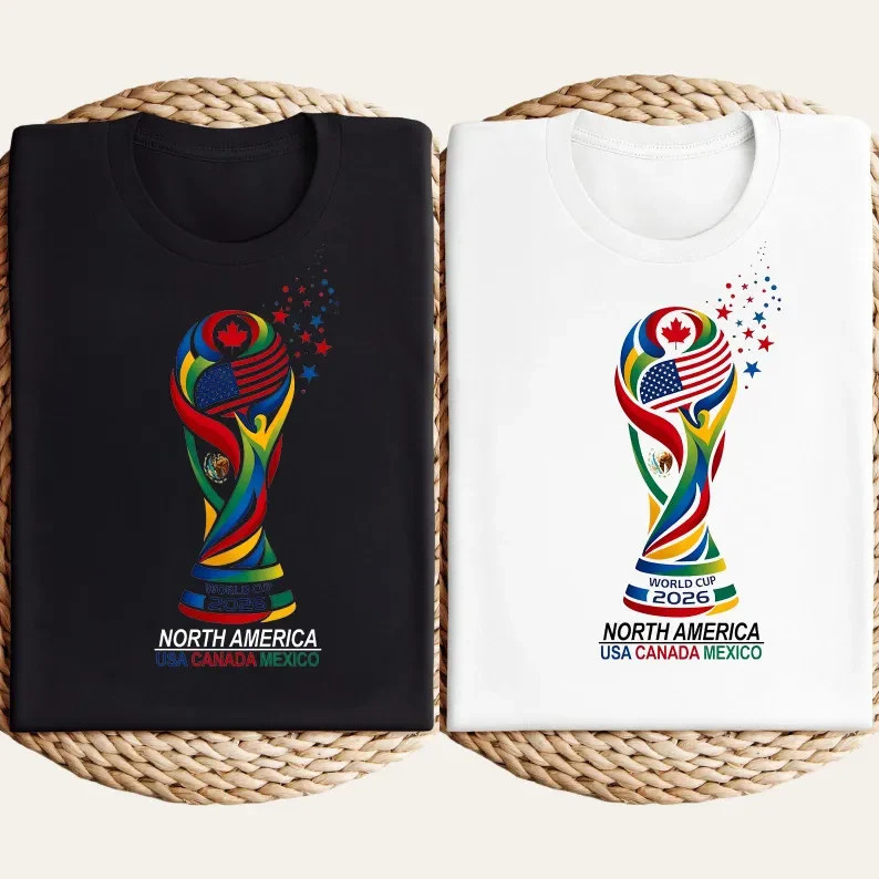 World Cup 2026 Host Cities Double Sided T-Shirt USA Canada Mexico Tee gallery