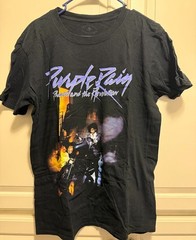 Prince and the Revolution Purple Rain Black Short Sleeve T-Shirt