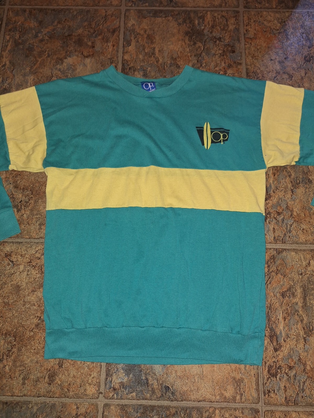 Vintage Ocean Pacific Long Sleeve T Shirt Surfer Hawaii USA See Measurements gallery