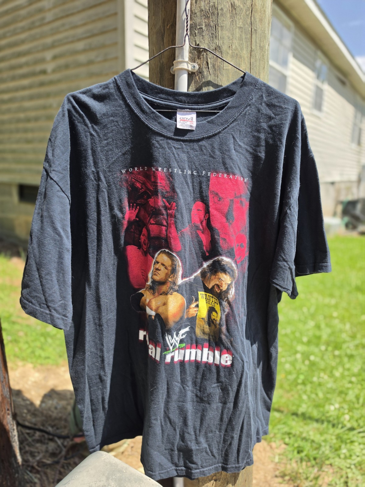 2XL 2000 ROYAL RUMBLE WWF WWE VINTAGE WRESTLING Shirt RARE