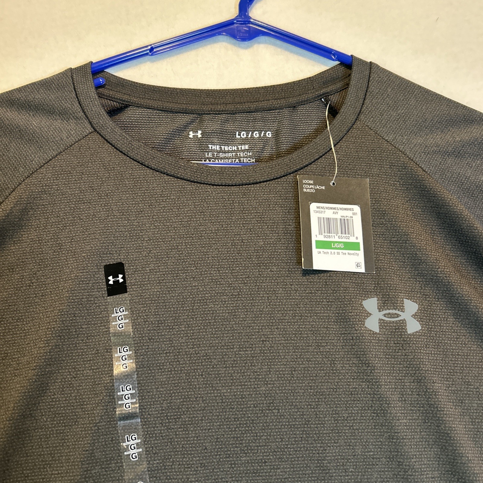 Under Armour Mens Large Athletic Tech 2.0 T-Shirt Short Sleeve 1326413-001 NWT gallery