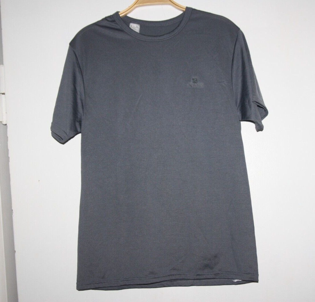 Men’s functional tricot shirt grey short sleeve size S