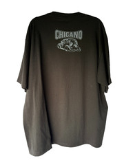 Shaka Wear Super Max Heavy Chicano Graphic T Shirt 2XL Black Lowrider Aztec Y2K