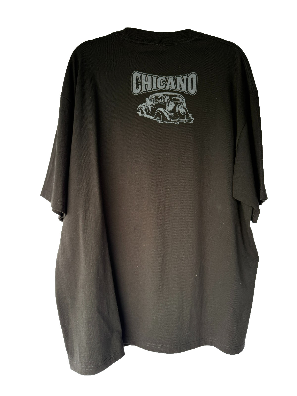 Shaka Wear Super Max Heavy Chicano Graphic T Shirt 2XL Black Lowrider Aztec Y2K gallery