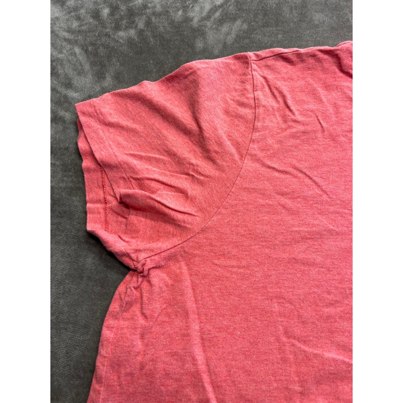 Polo Ralph Lauren Mens XL Classic Fit Pocket T-Shirt Heather Red Coral Navy Pony gallery