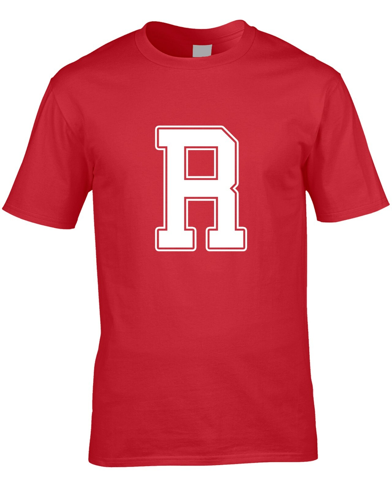 Letter R Men's T-Shirt Funny Joke Name Initials Font Team Cool Gift Idea Custom gallery