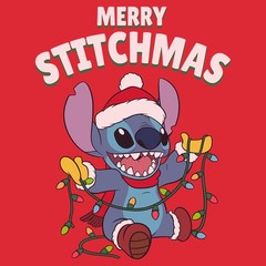 Men’s Lilo & Stitch Merry Stitchmas Lights T-Shirt