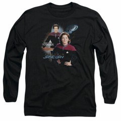 Star Trek Voyager Captain Janeway Men’s Licensed T-Shirt S-5XL USS Voyager Tee