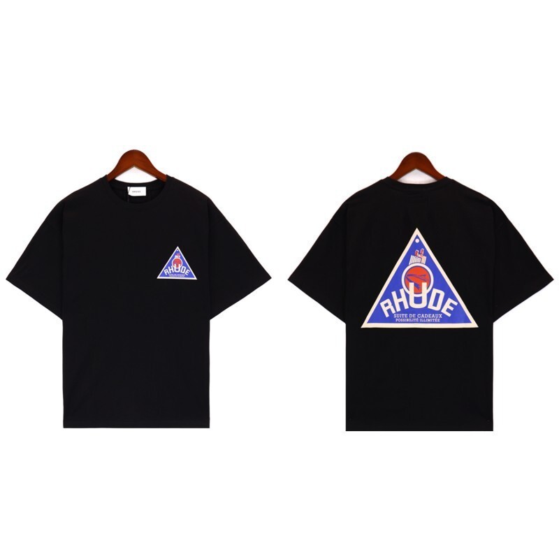 43STYLE RHUDE Men High Quality Leisure Cotton Short Sleeve Polo T-Shirt S-2XL gallery