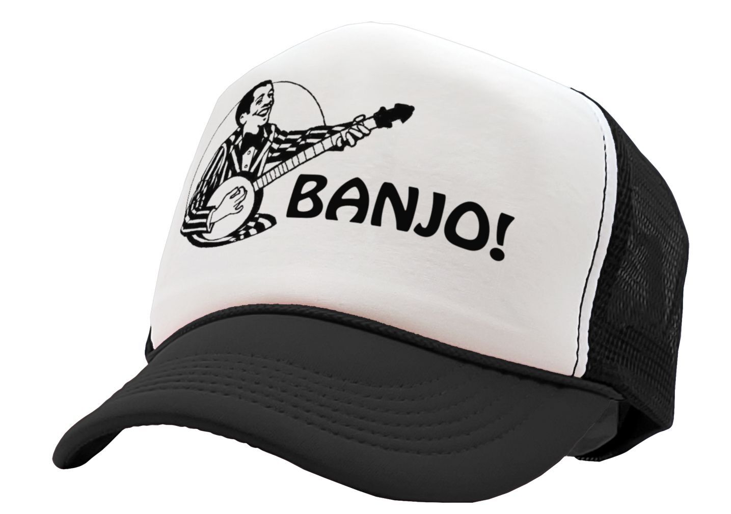 HIPSTER BANJO - Unisex Adult Trucker Cap Hat gallery