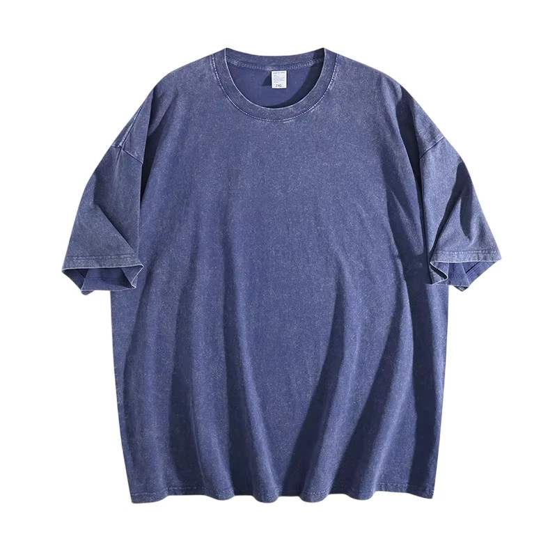 Vintage Washed T Shirt Men Women Oversized Tee 100% Cotton Casual Streetwear gallery
