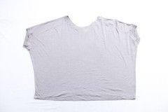 Barefoot Dreams Men’s Plus MC Slub Burnout Drapey Tee JJ4 Beach Rock Size 1X