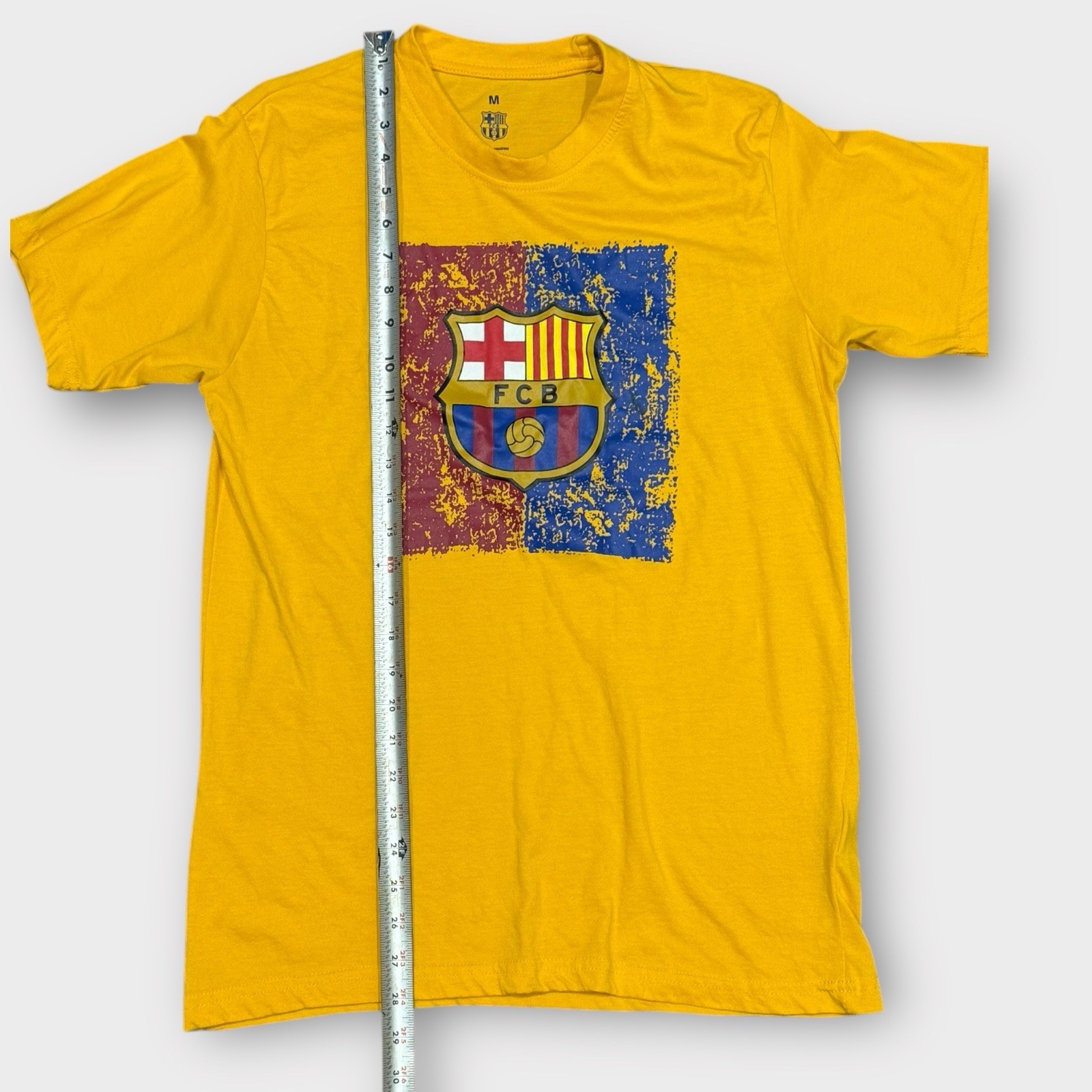 FC Barcelona Graphic Tee Shirt Yellow Medium Sportswear Soccercore Blokecore gallery