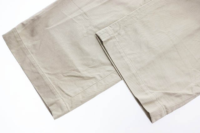 WACKO MARIA DOUBLE PLEATED CHINO TROUSERS BEIGE SIZE 2XL 23SS WMP PT02 2 Tuck Ch gallery