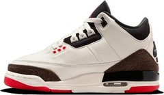 Jordan Retro 3 – Boys’ Grade School (Black/White/Tan) – Black/White/Tan – 5.5Y