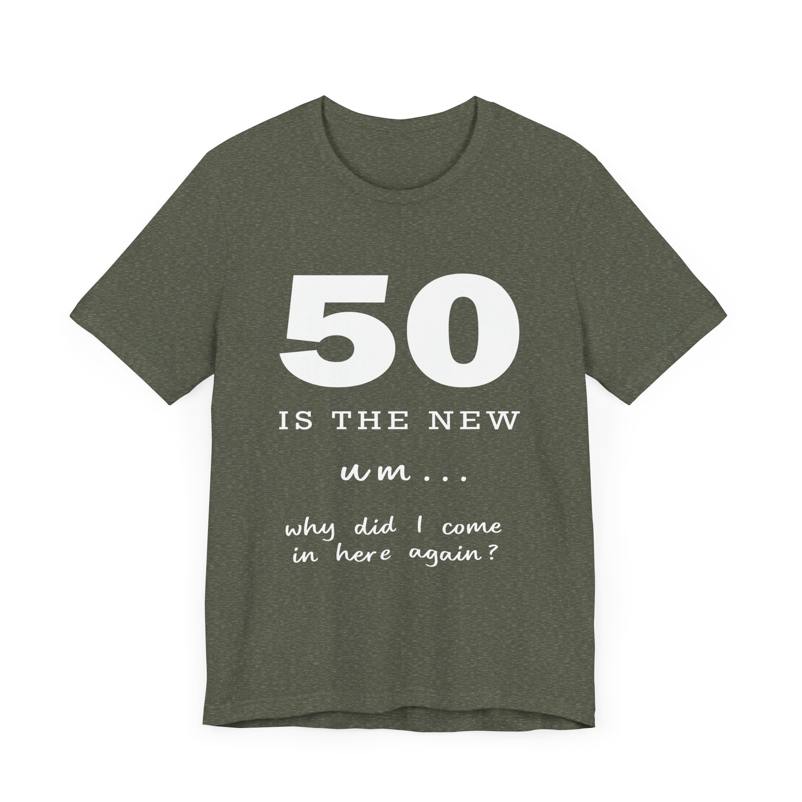 50th Birthday Shirt – Why Did I Come In Here?
