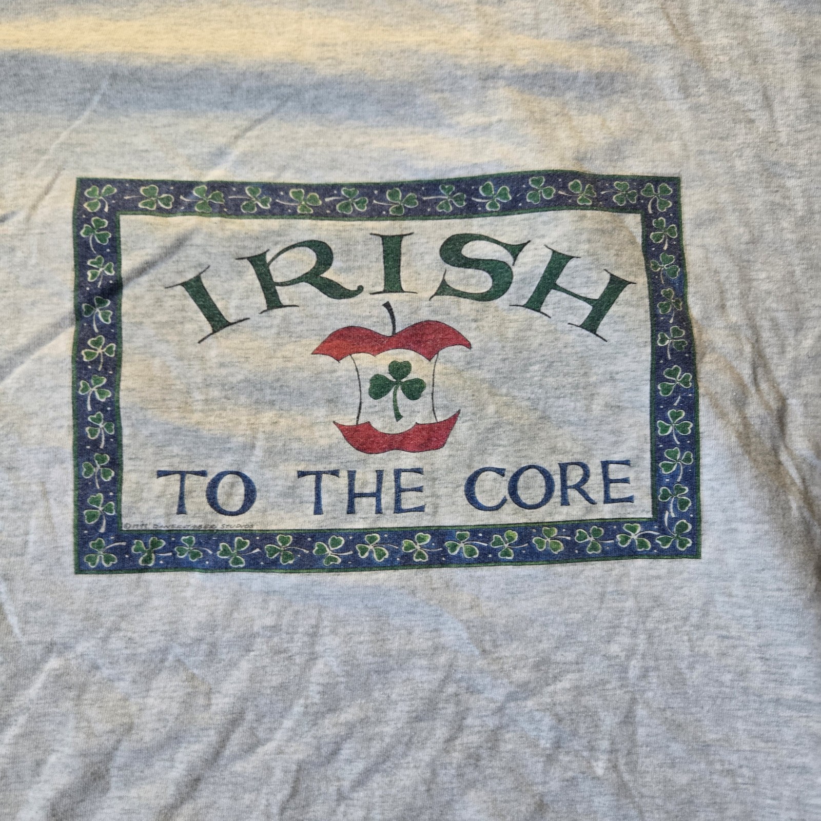 VTG "Irish to the Core" Graphic T-Shirt XL gallery