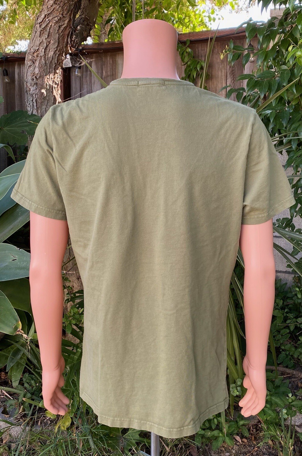 Onitsuka Tiger Shirt Leather Strap Front Pocket T Shirt Green Size In Desc gallery