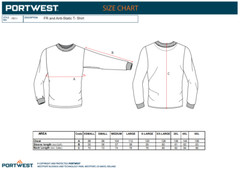 PORTWEST Modaflame Knit Flame Resistant Anti-Static Long Sleeve T-Shirt – FR11