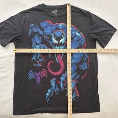 RARE Blue Logo Marvel Venom Neon Graphic T-Shirt – Mad Engine Mineral Wash L