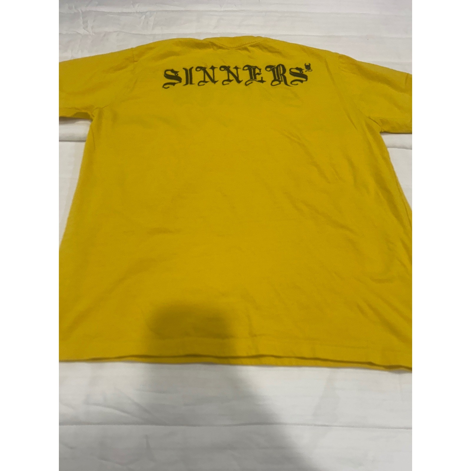 AHP Saints Sinners Graphic T Shirt Yellow 2XL (803) gallery