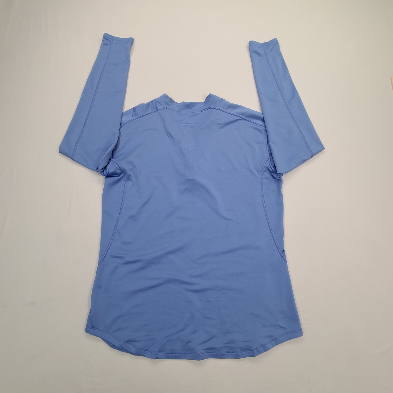 Asics Shirt Mens Extra Large Blue Semi Fitted Made In USA Performance gallery